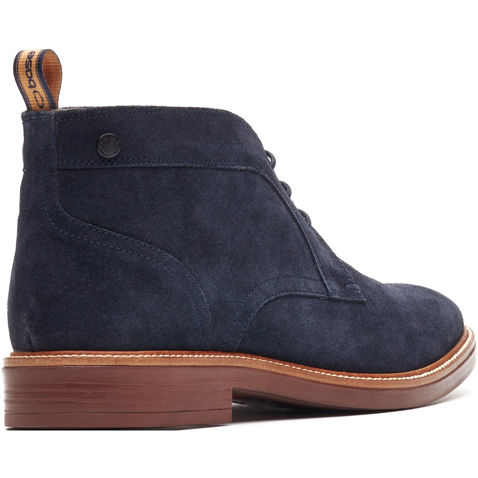 Base London LINCOLN Mens Chukka Boots Navy