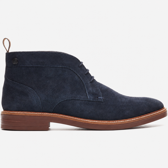 Base London LINCOLN Mens Chukka Boots Navy