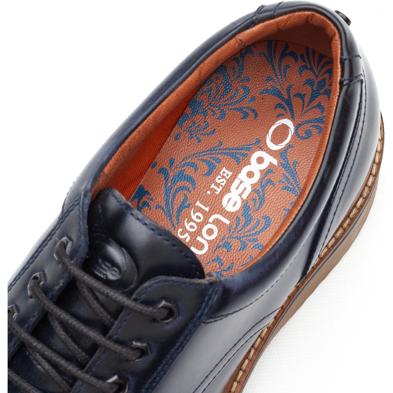 Base London LANGDON Mens Casual Shoes Navy