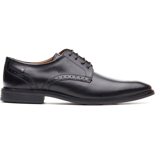 Base London ETON Mens Derby Shoes Black