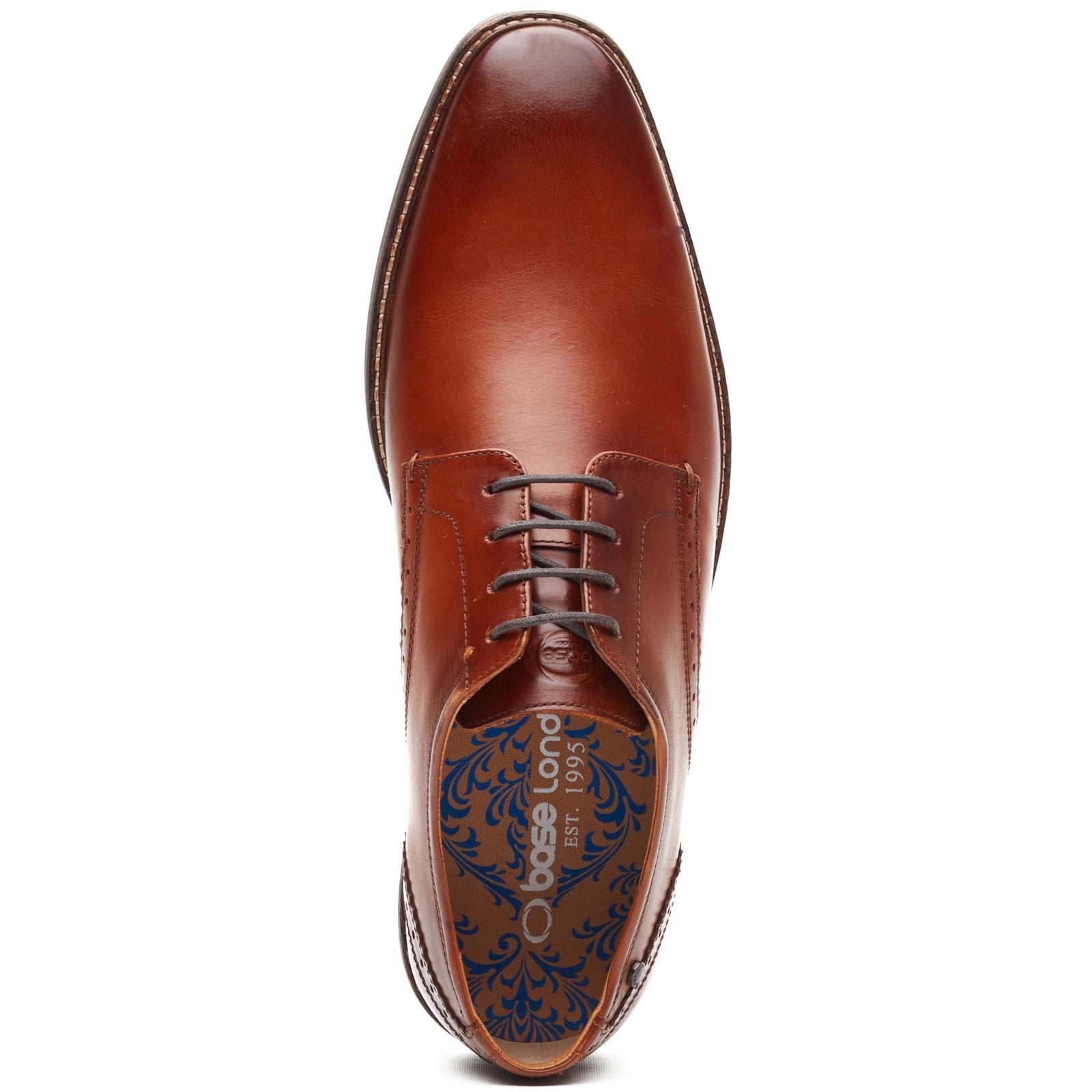 Base London ETON Mens Derby Shoes Tan