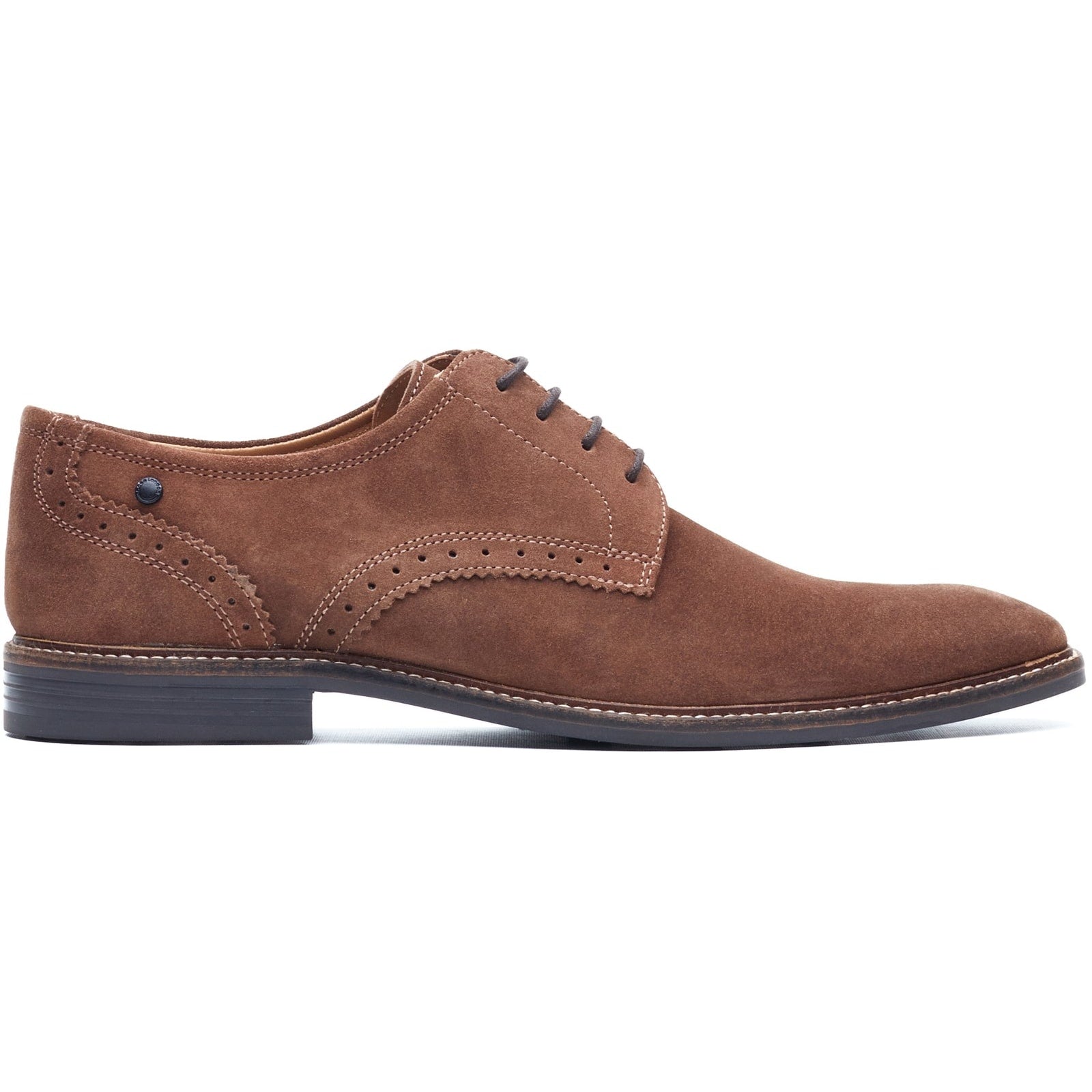 Base London ETON Mens Derby Shoes Tan