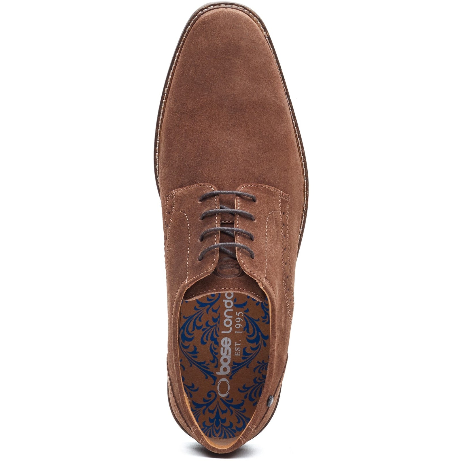 Base London ETON Mens Derby Shoes Tan
