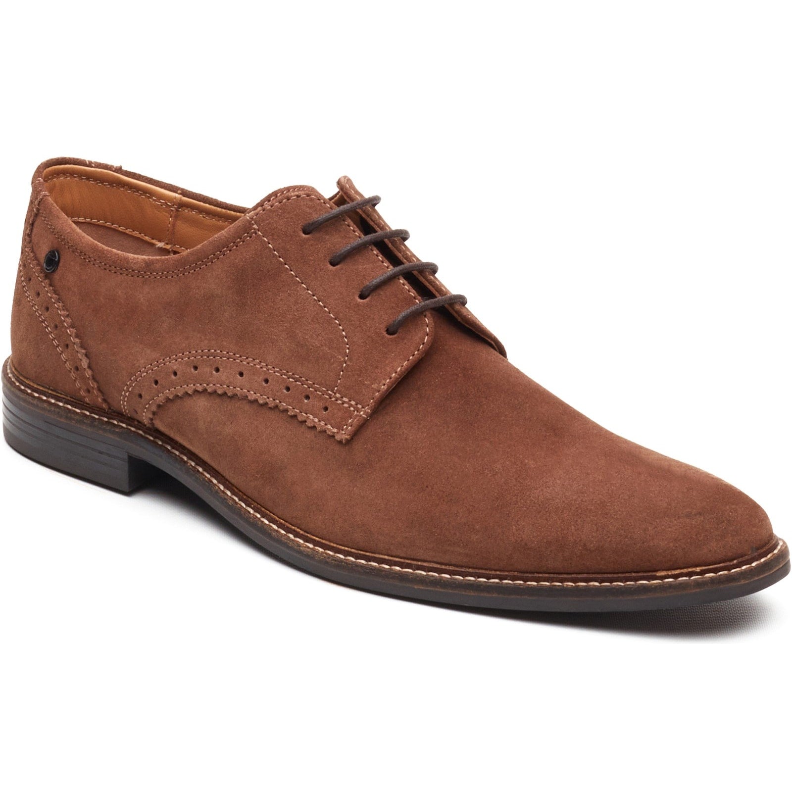 Base London ETON Mens Derby Shoes Tan