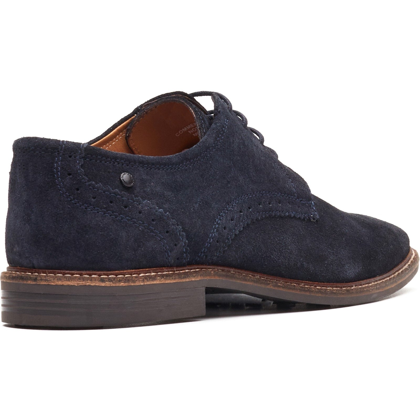 Base London ETON Mens Derby Shoes Navy