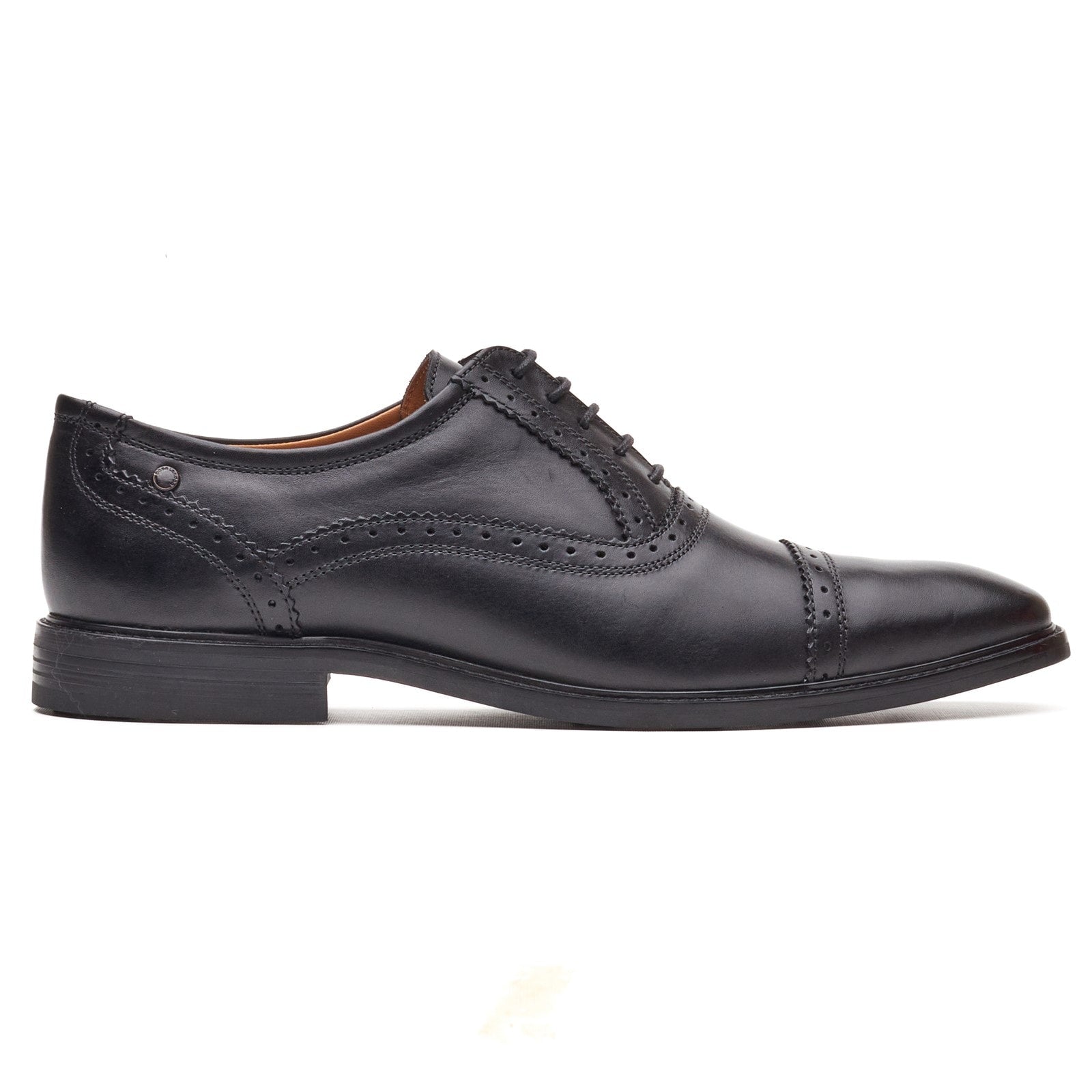 Base London ASCOT Mens Oxford Shoes Black