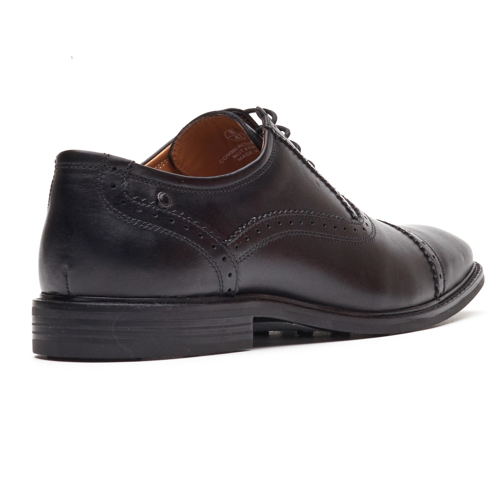 Base London ASCOT Mens Oxford Shoes Black