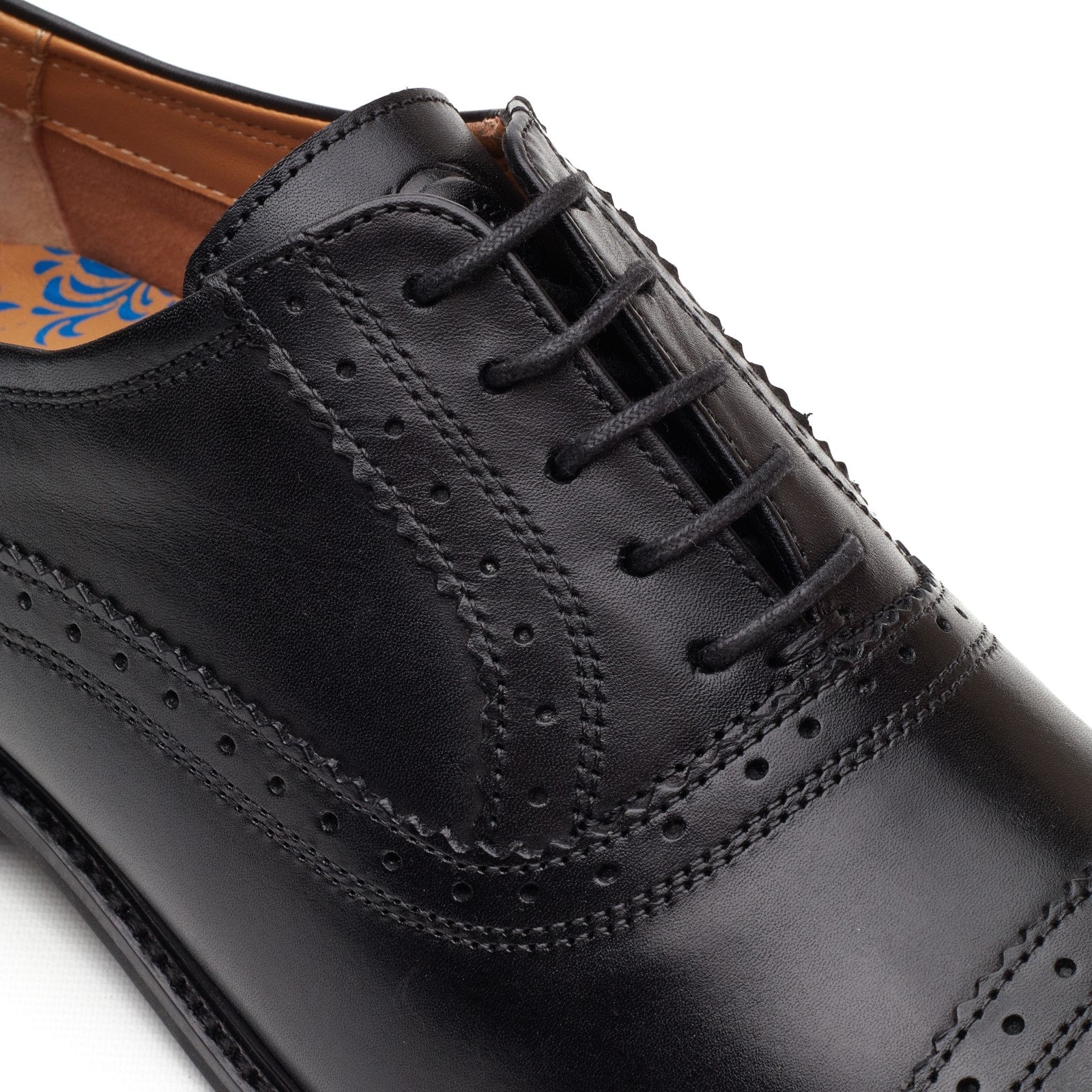 Base London ASCOT Mens Oxford Shoes Black