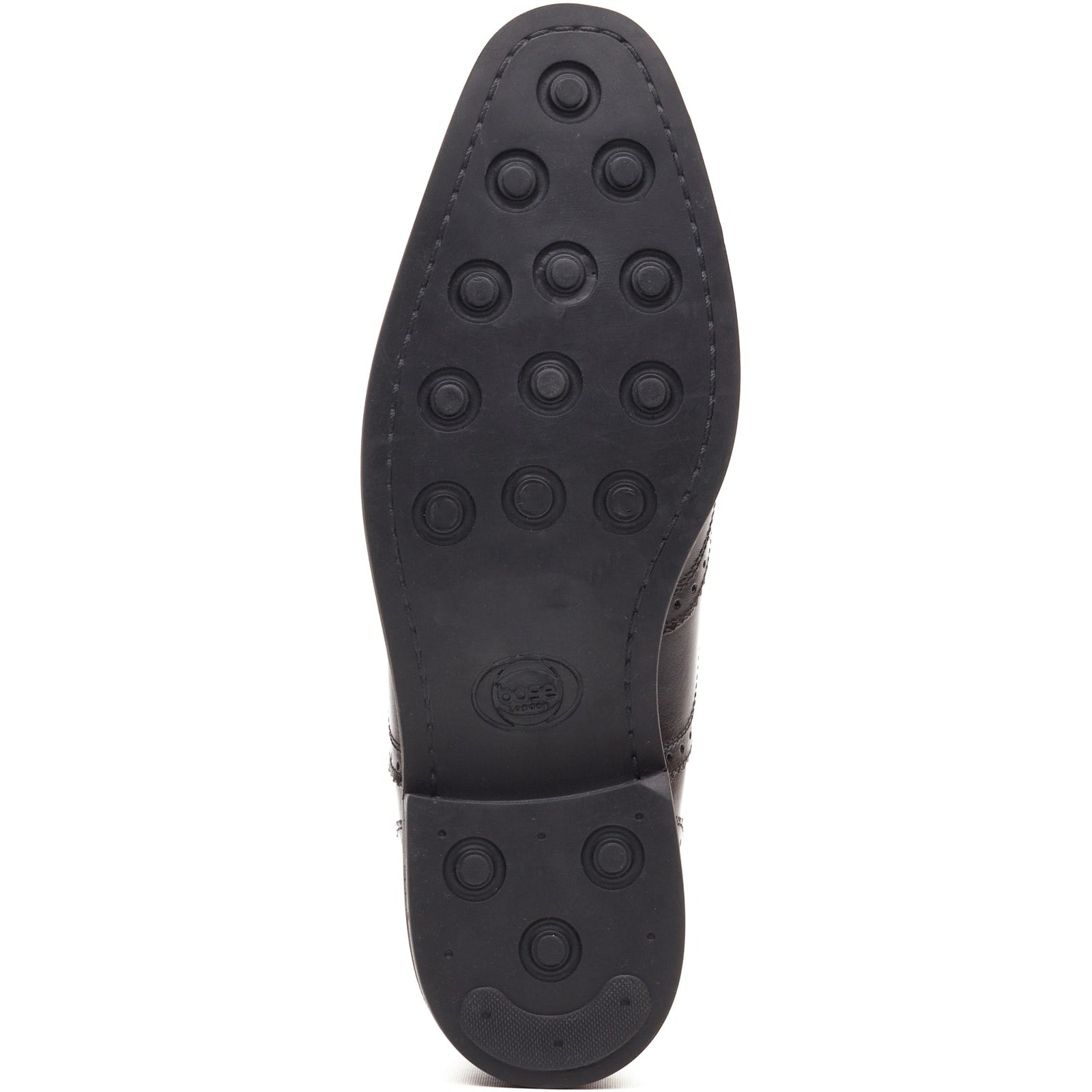 Base London CLARENCE Mens Brogue Shoes Black