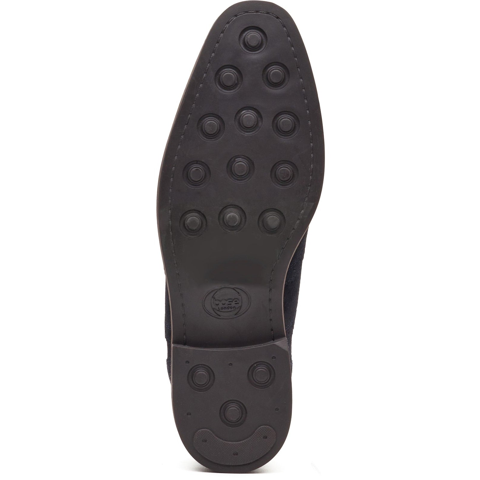 Base London CLARENCE Mens Brogue Shoes Navy
