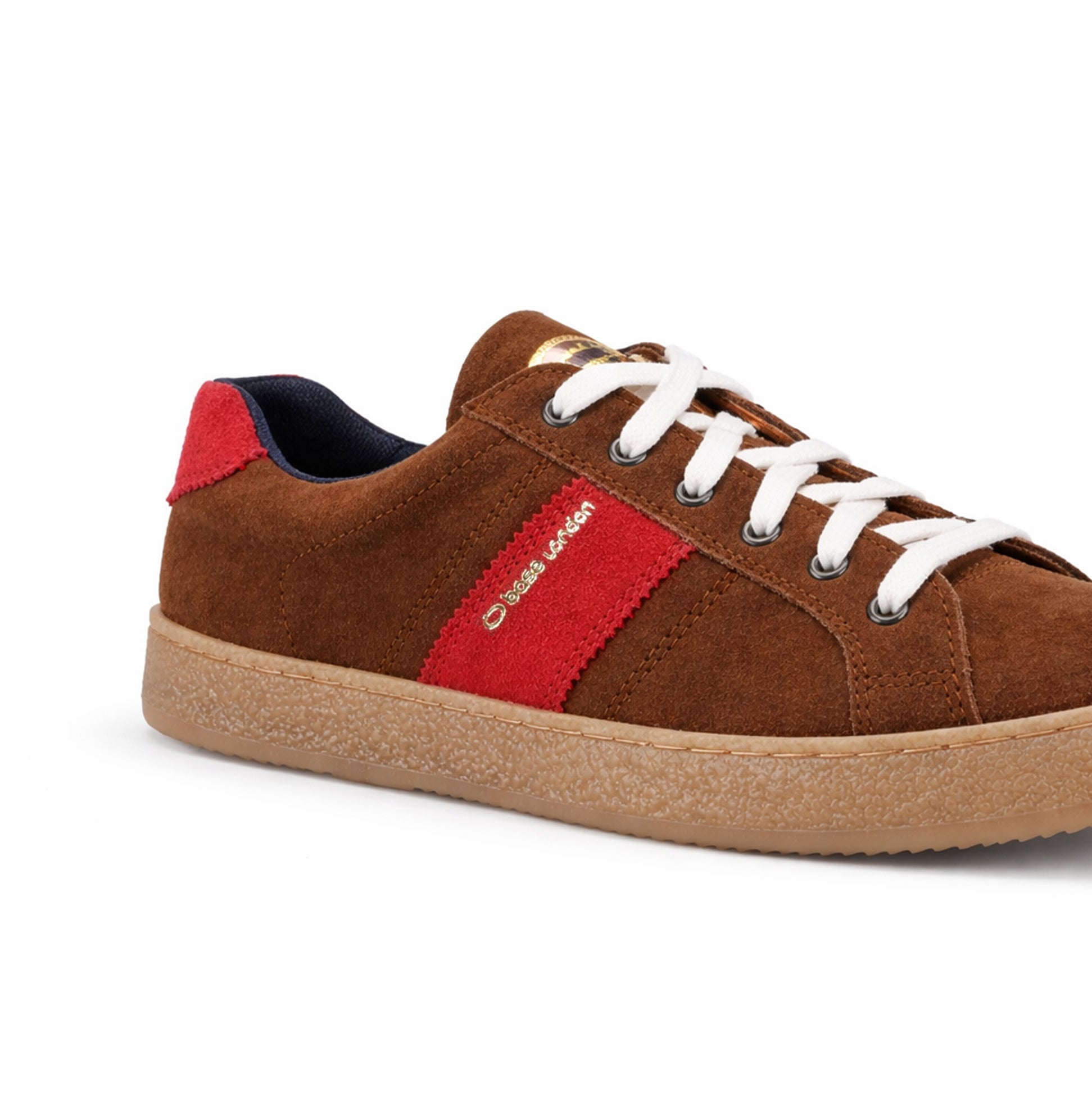 Base London HOPPER Mens Court Trainers Brown