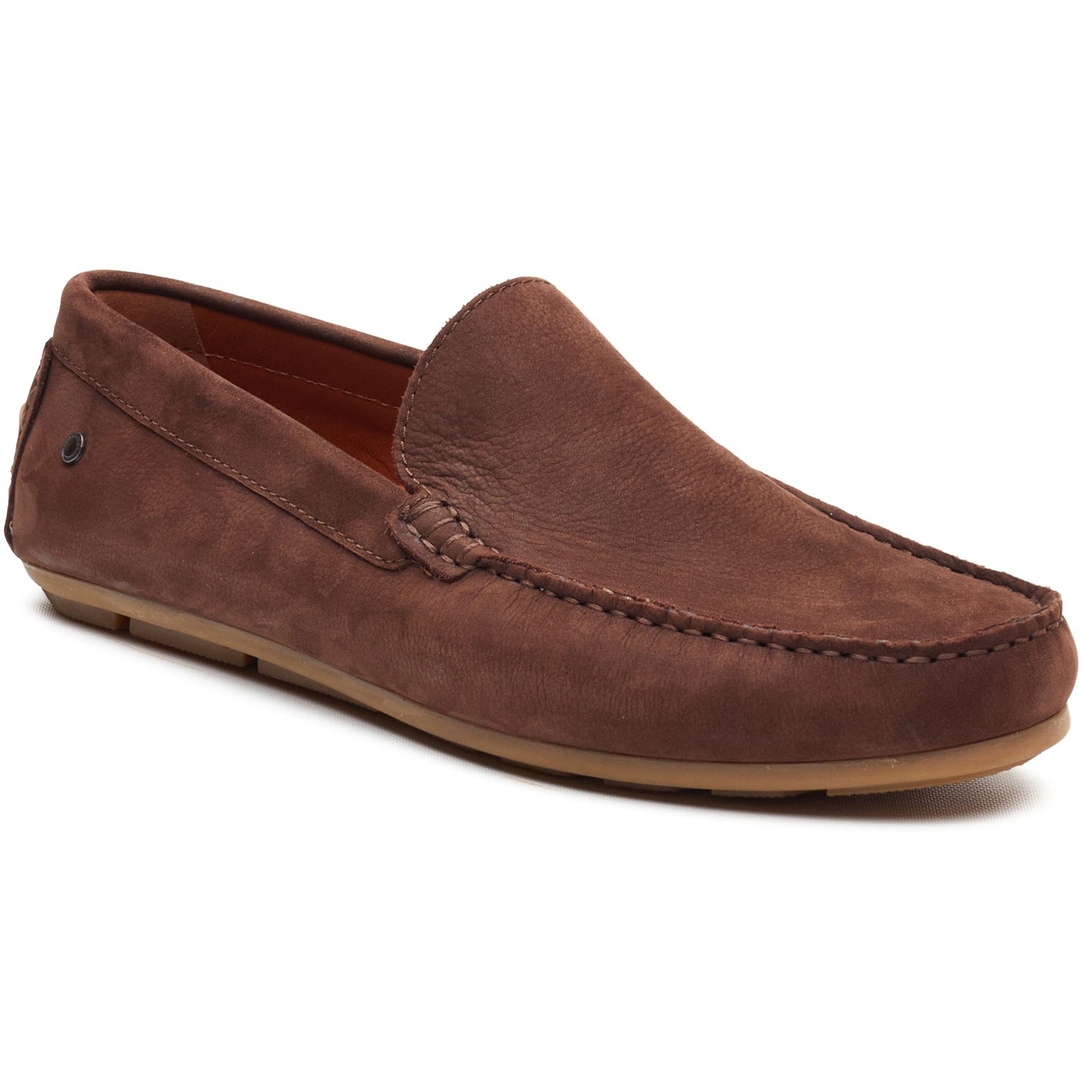 Base London MOSS Mens Moccasins Brown