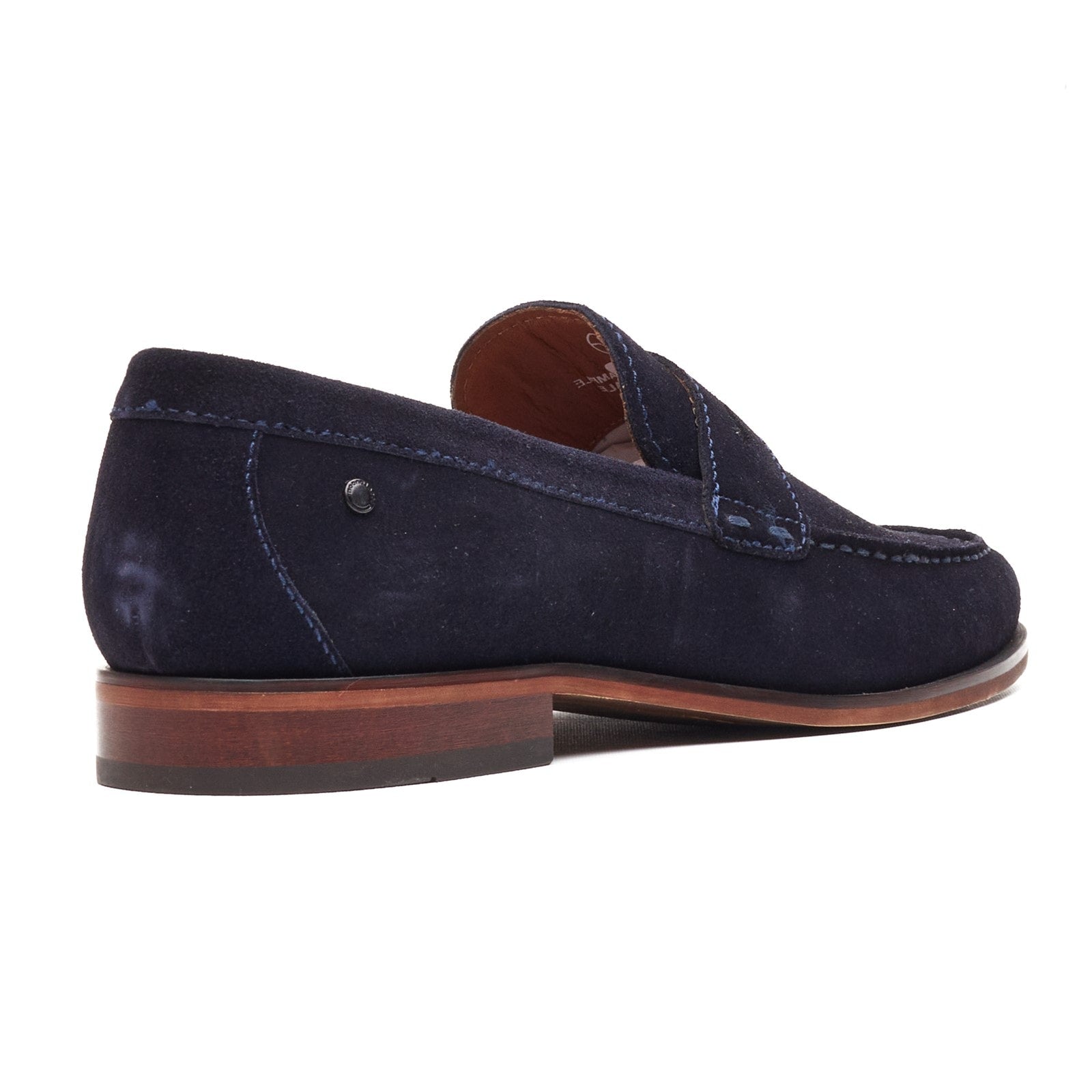 Base London SLATE Mens Loafer Shoes Navy