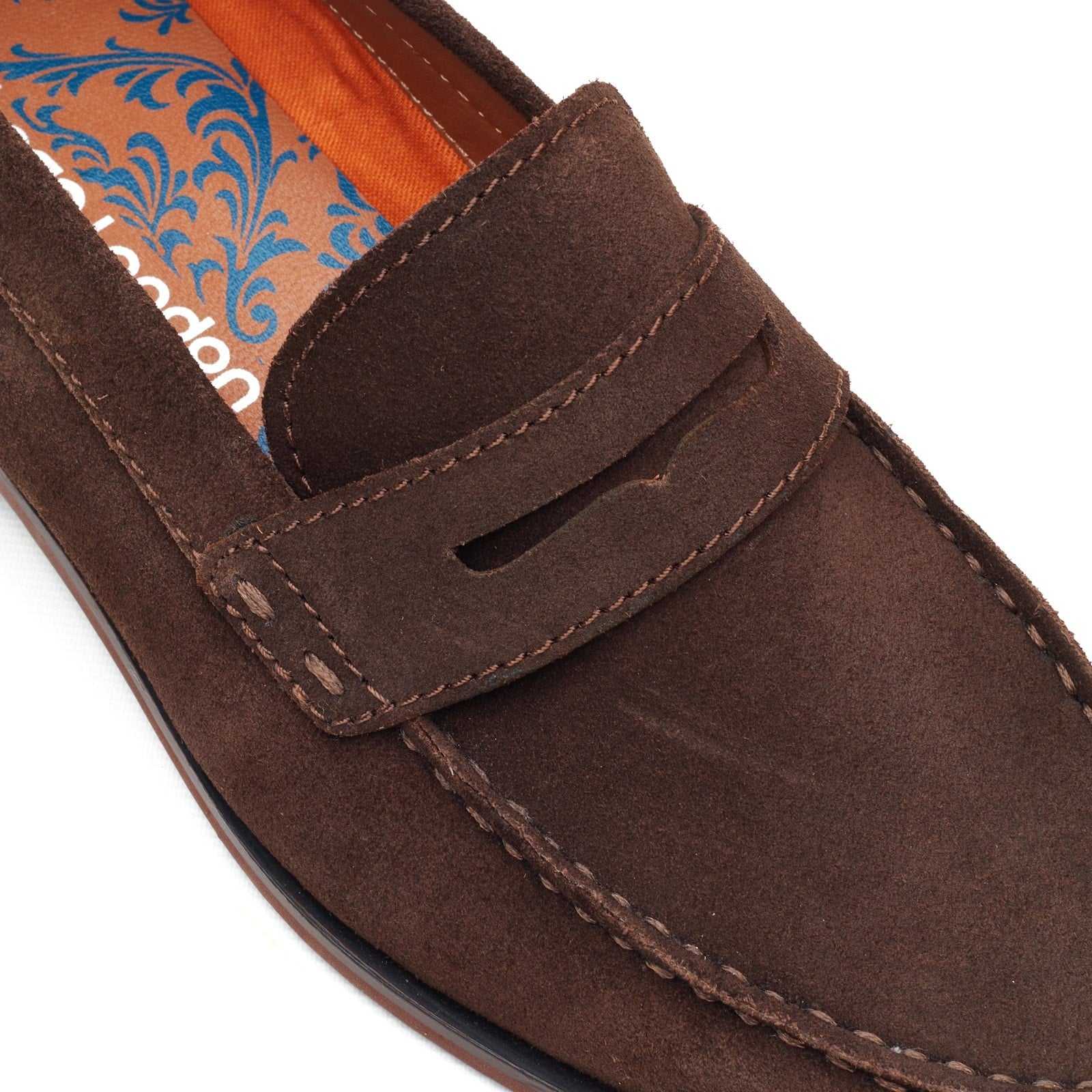Base London SLATE Mens Loafer Shoes Brown