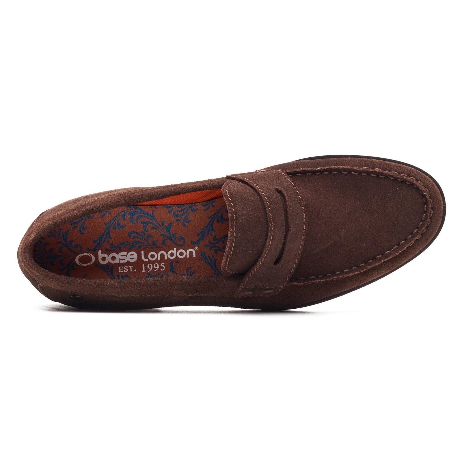 Base London SLATE Mens Loafer Shoes Brown