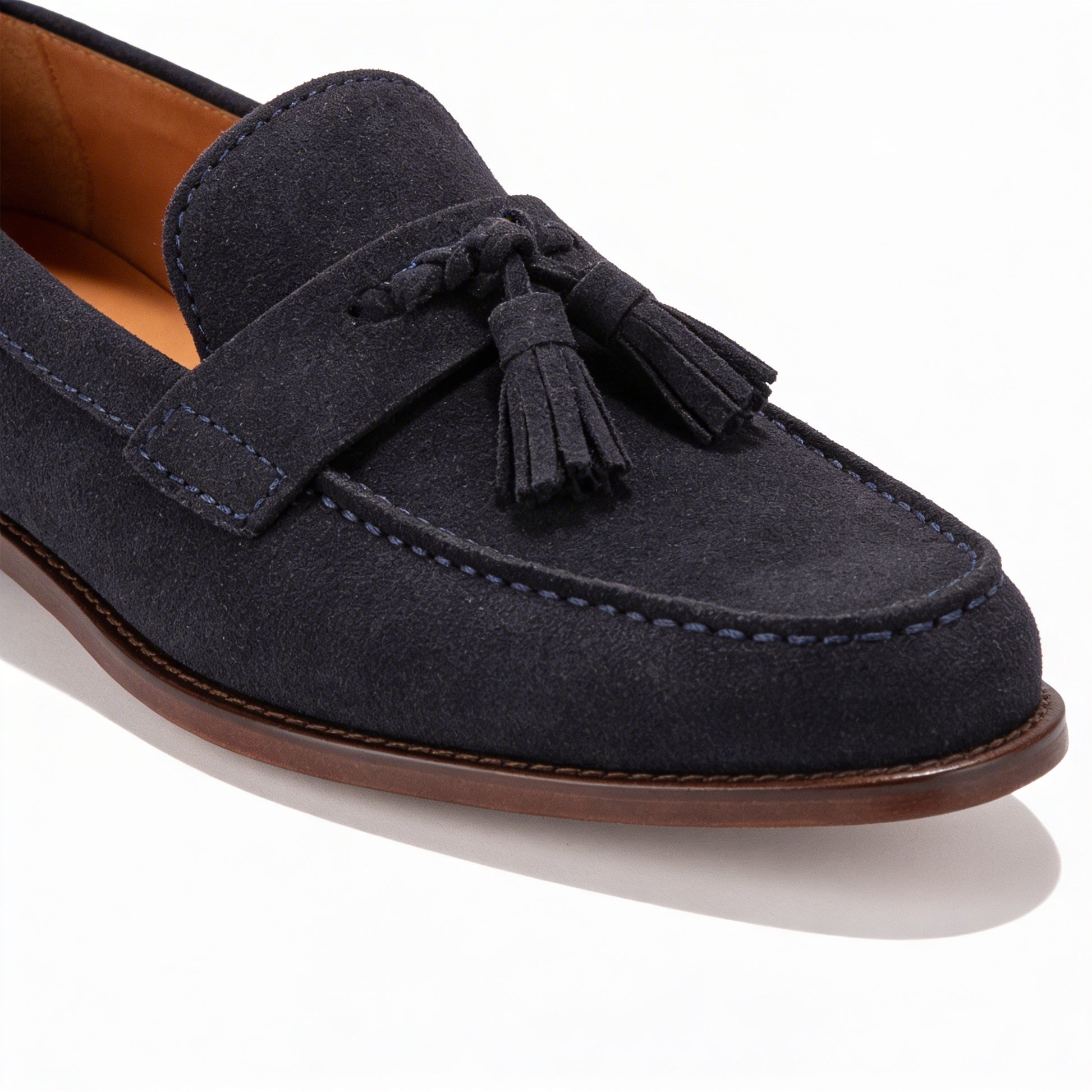 Base London FLINT Mens Loafer Shoes Navy