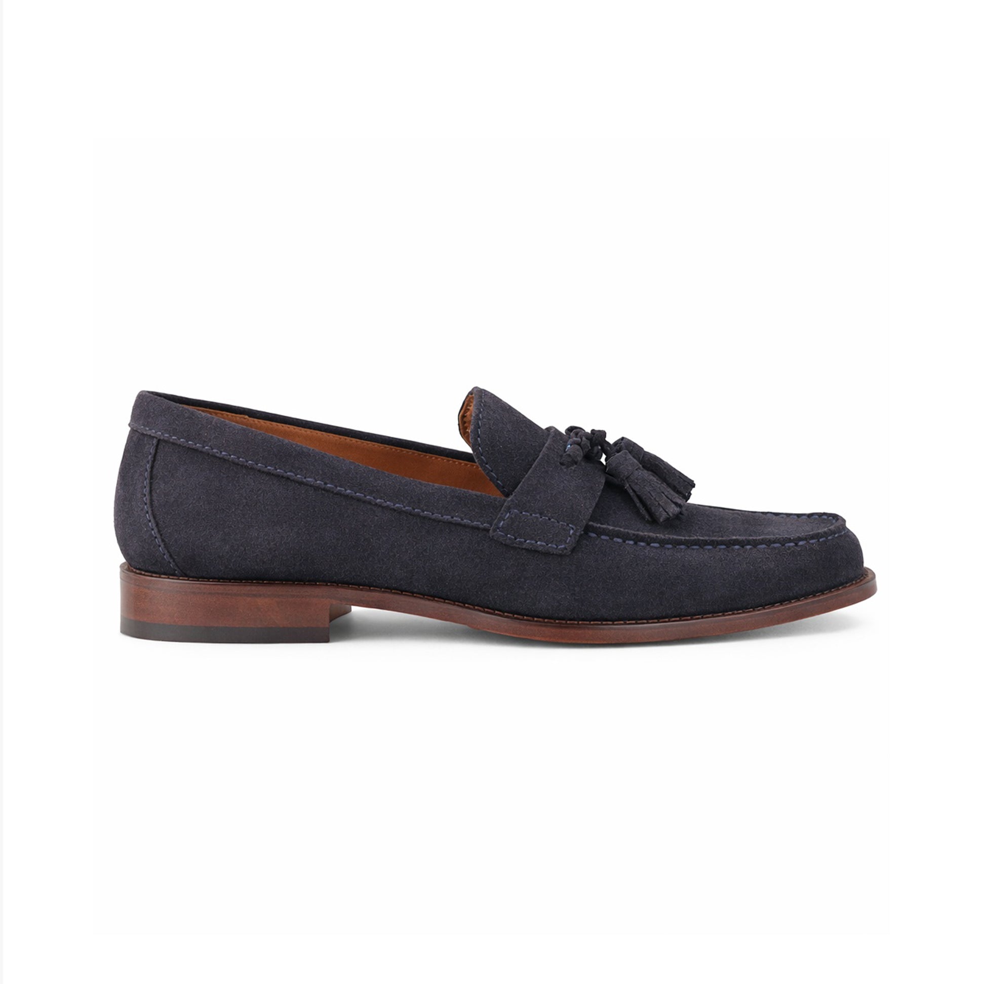 Base London FLINT Mens Loafer Shoes Navy