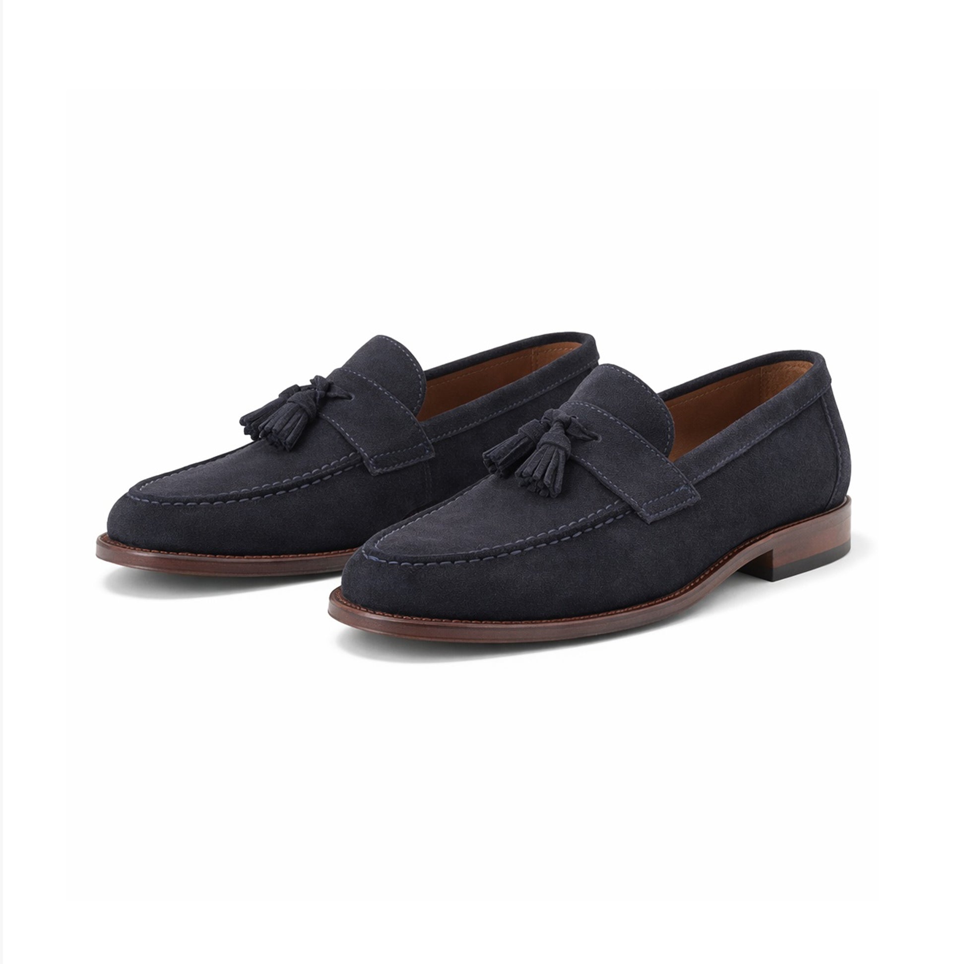 Base London FLINT Mens Loafer Shoes Navy