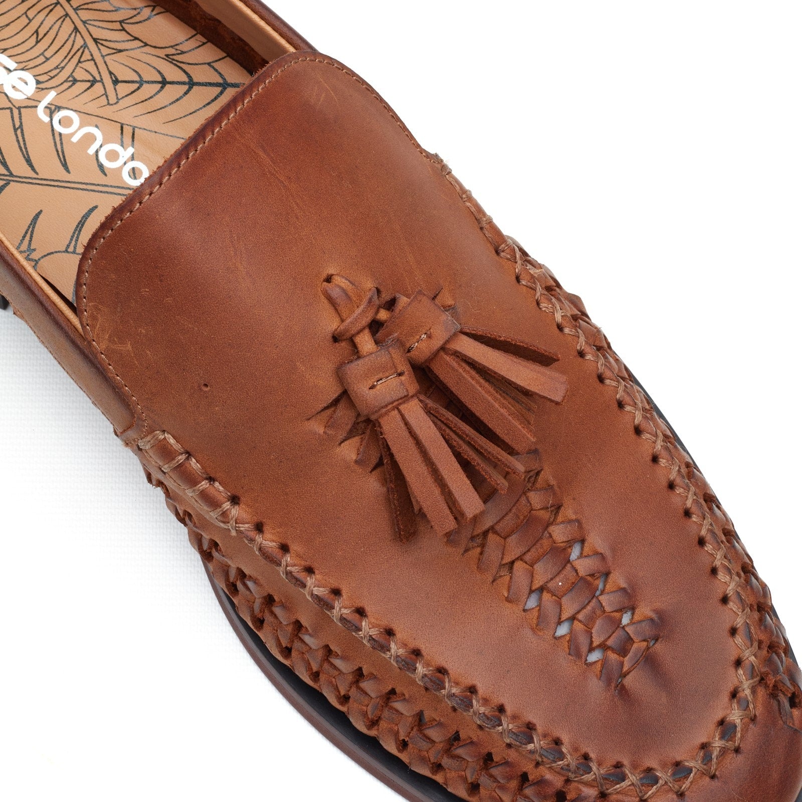 Base London BRACKEN Mens Loafer Shoes Tan