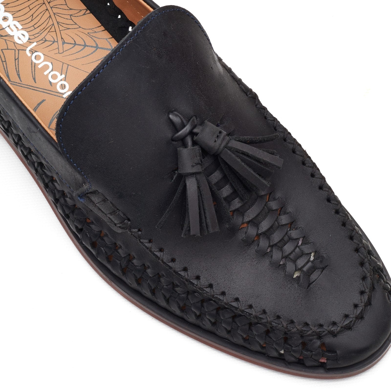 Base London BRACKEN Mens Loafer Shoes Navy