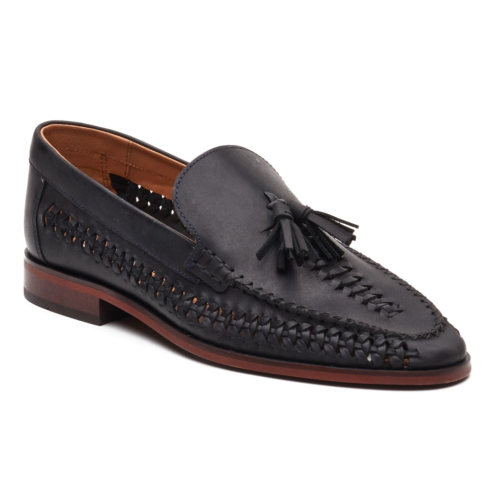 Base London BRACKEN Mens Loafer Shoes Navy