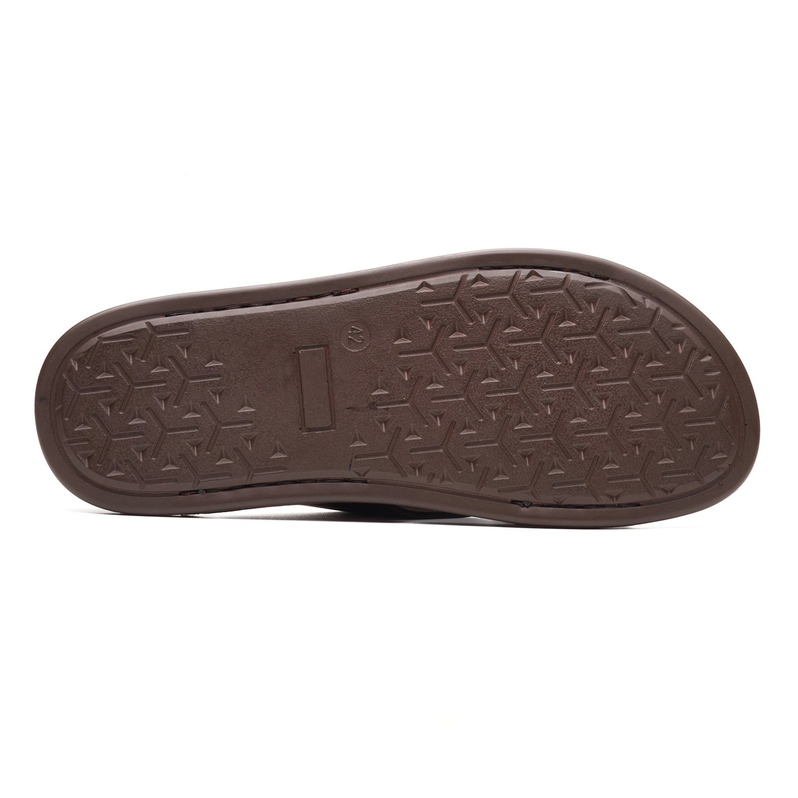 Base London DRIFT Mens Cross Strap Sandals Brown