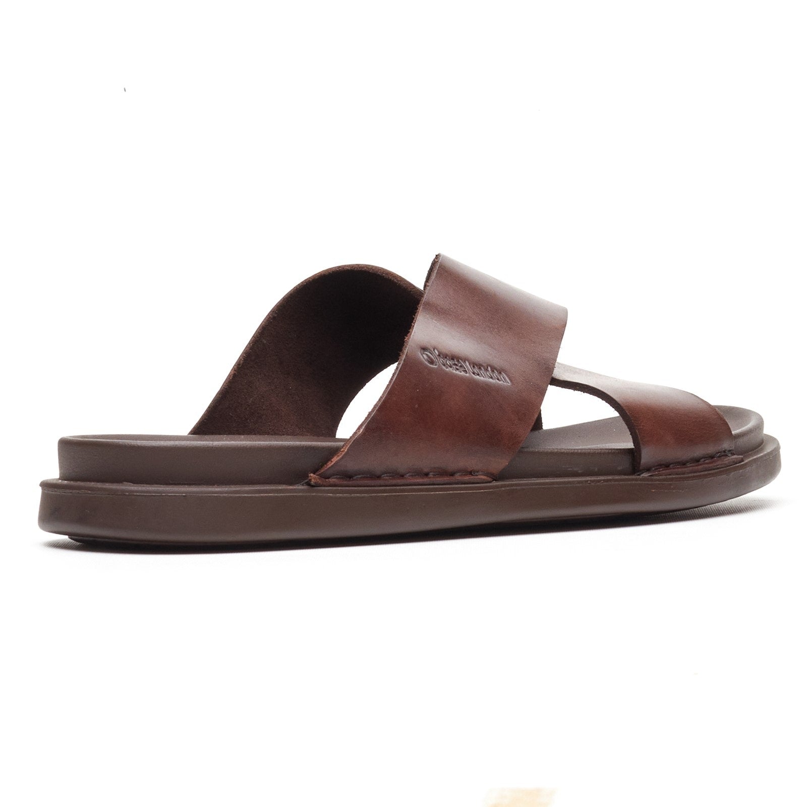Base London DRIFT Mens Cross Strap Sandals Brown