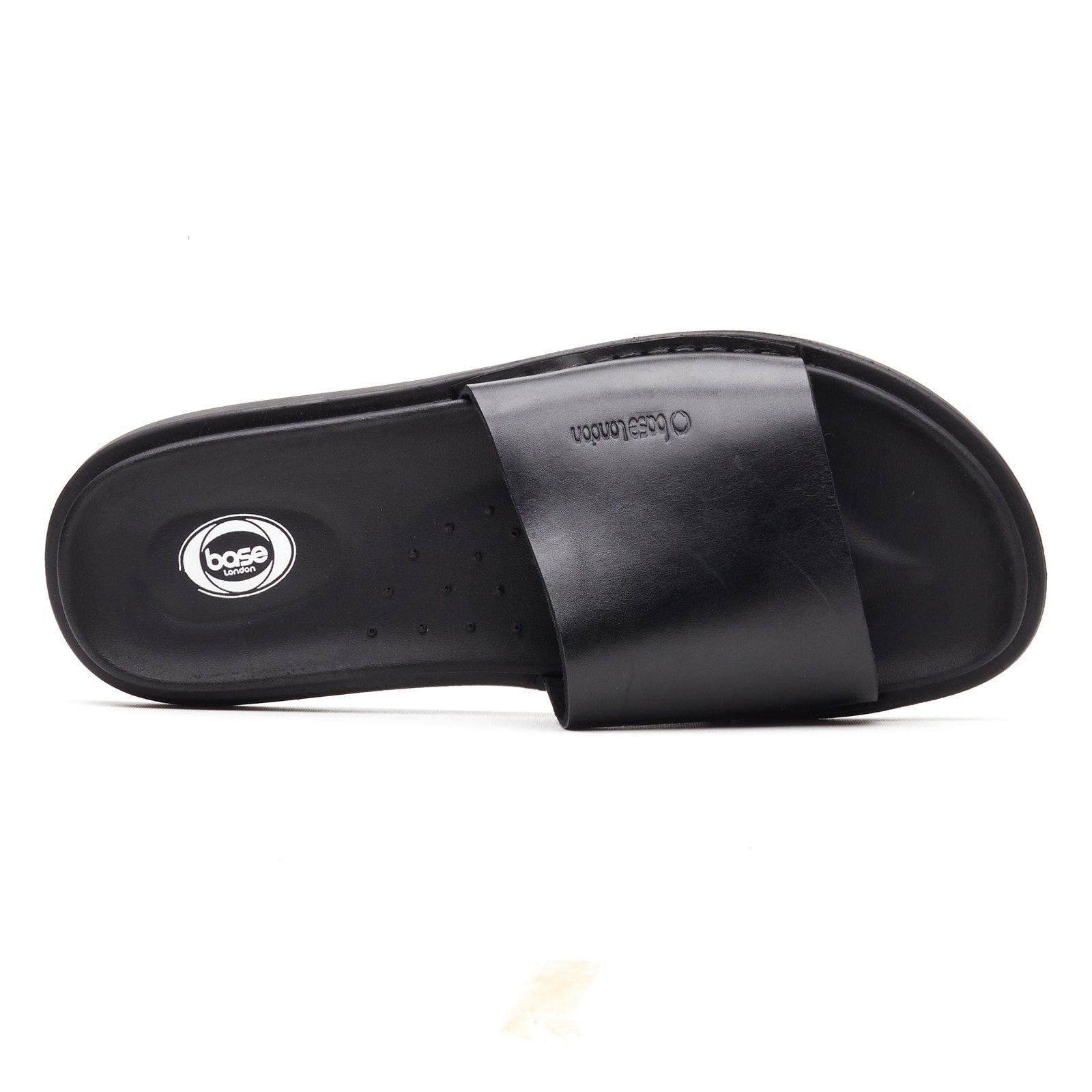Base London ALBANY Mens Sliders Black