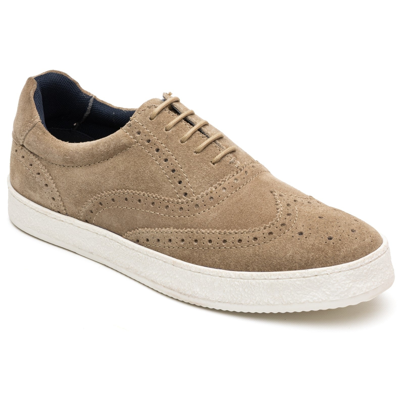 Base London CHRISTO Mens Casual Trainers Taupe