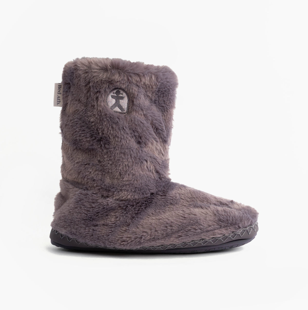 Bedroom Athletics MARILYN Womens Slipper Boots Frosted Grape side view faux fur slipper boots