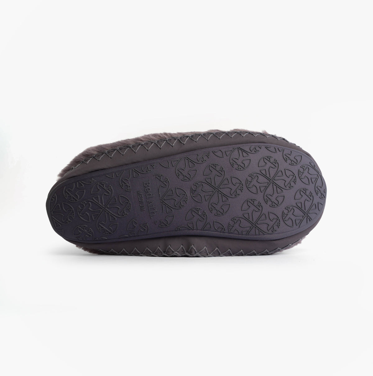 Bedroom Athletics MARILYN Womens Slipper Boots Frosted Grape bottom view showcasing synthetic sole and design details.