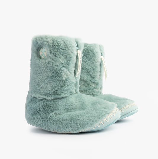 Bedroom Athletics MARILYN Womens Faux Fur Boots Seafoam