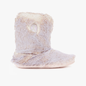 Bedroom Athletics COLE Womens Faux Fur Boot Slippers Candyfloss