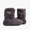 Bedroom Athletics GISELE Womens Faux Fur Boot Slippers Brown Ink