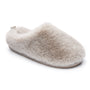 Bedroom Athletics ARIANA Womens Slipper Boots Trace Grey side view showing soft faux fur upper and comfortable slip-on design.