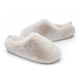 Bedroom Athletics ARIANA Womens Slipper Boots Trace Grey side view of comfy faux fur slippers