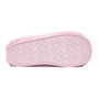 Bedroom Athletics ARIANA Womens Slipper Boots Pink bottom view, showing the TPR sole and soft faux fur design.