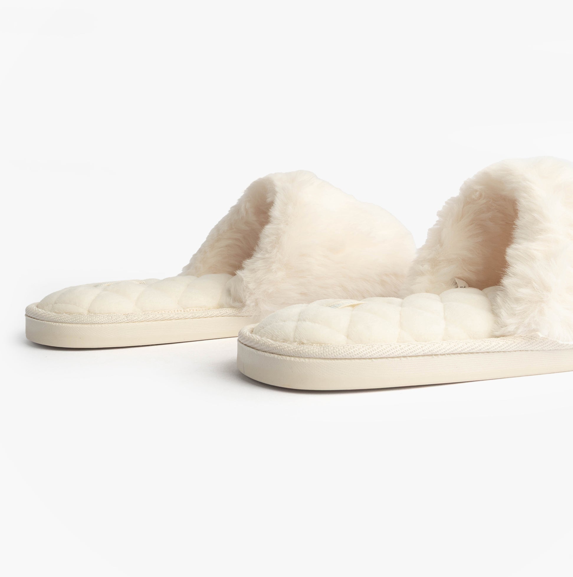 Bedroom Athletics ERIN Womens Slipper Sliders Cream