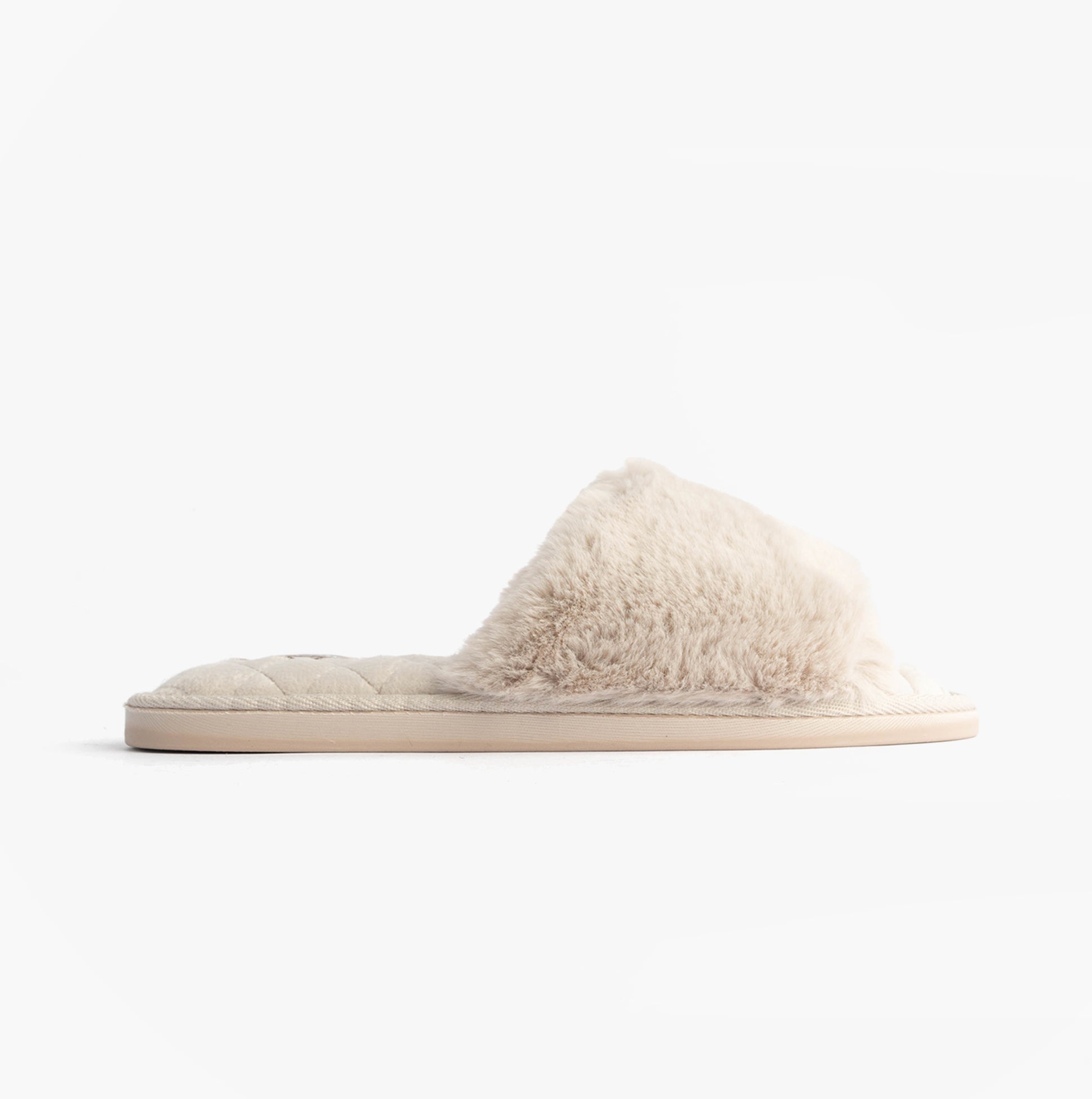 Bedroom Athletics ERIN Womens Slipper Sliders Light Grey