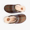 Bedroom Athletics WILLIAM Mens Mule Slippers Chocolate/Green Check