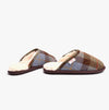 Bedroom Athletics WILLIAM Mens Mule Slippers Chocolate/Green Check