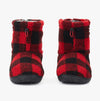 Bedroom Athletics NEESON Mens Sherpa Boots Red / Black Check