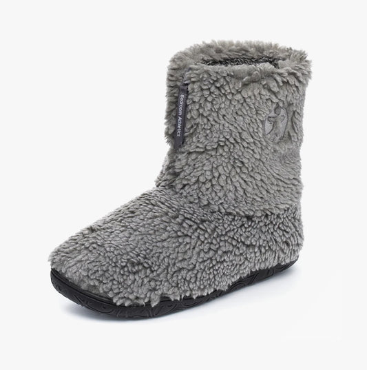 Bedroom Athletics LEONARDO Mens Sherpa Boots Washed Grey