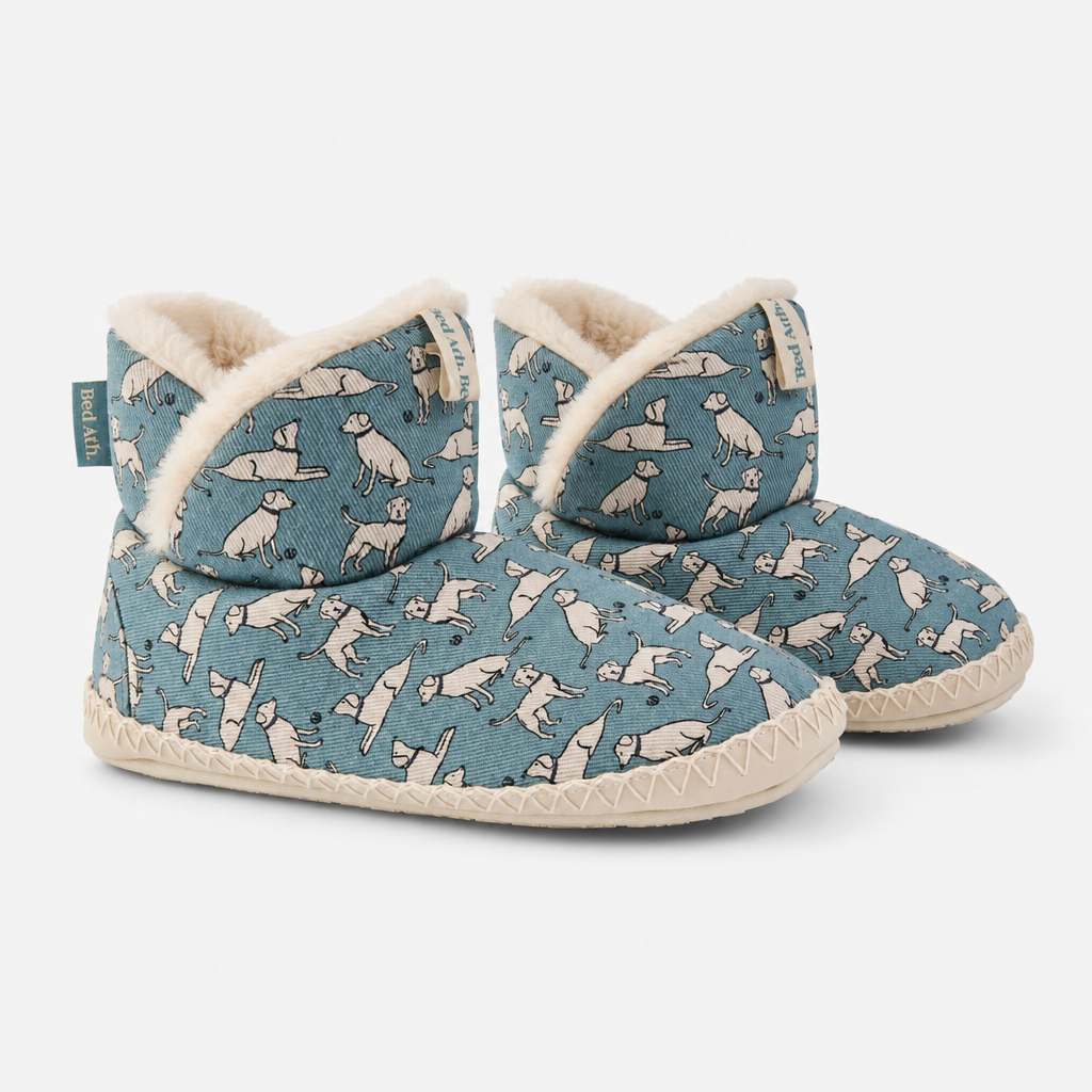 Bedroom Athletics LILY Womens Slipper Boots Denim Blue