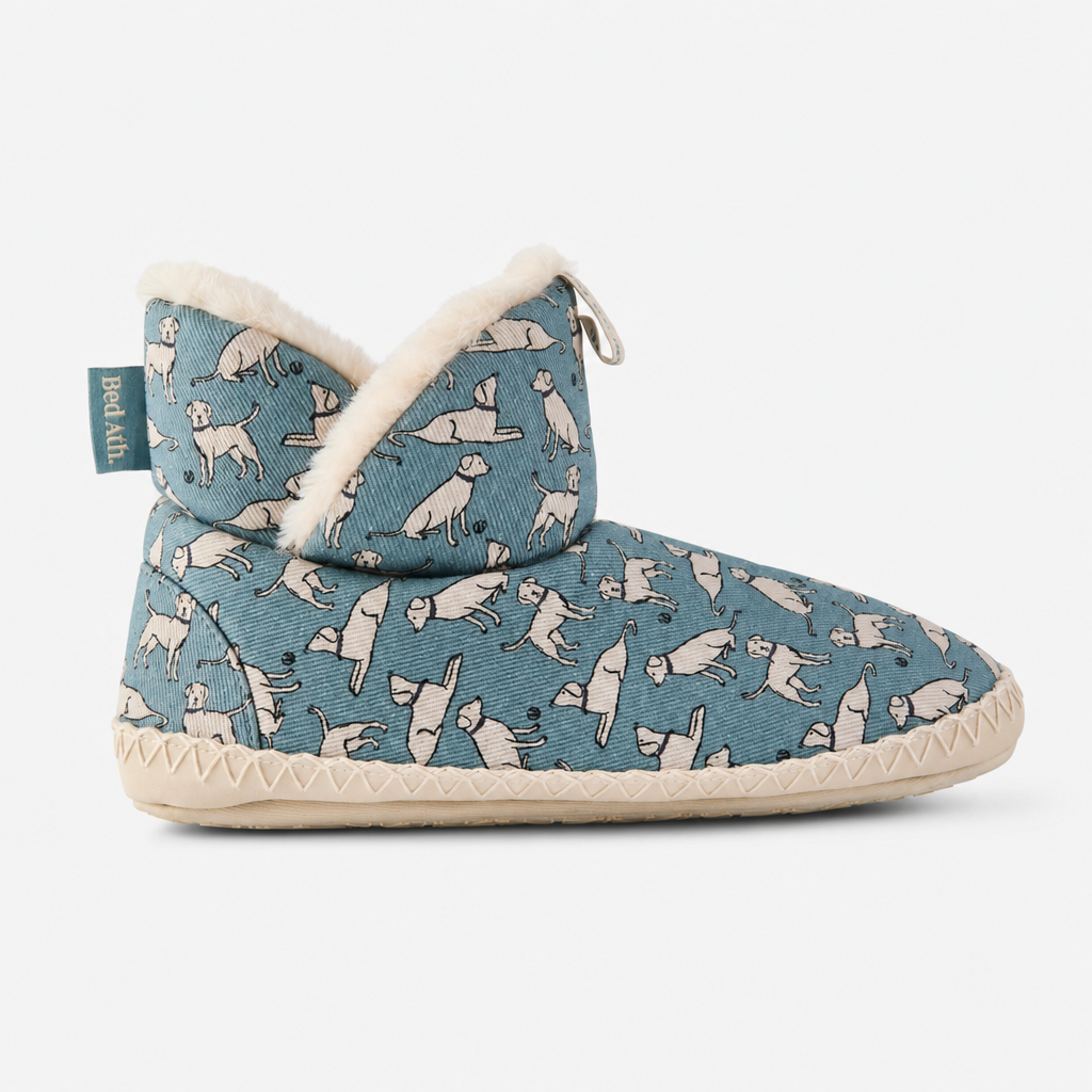 Bedroom Athletics LILY Womens Slipper Boots Denim Blue