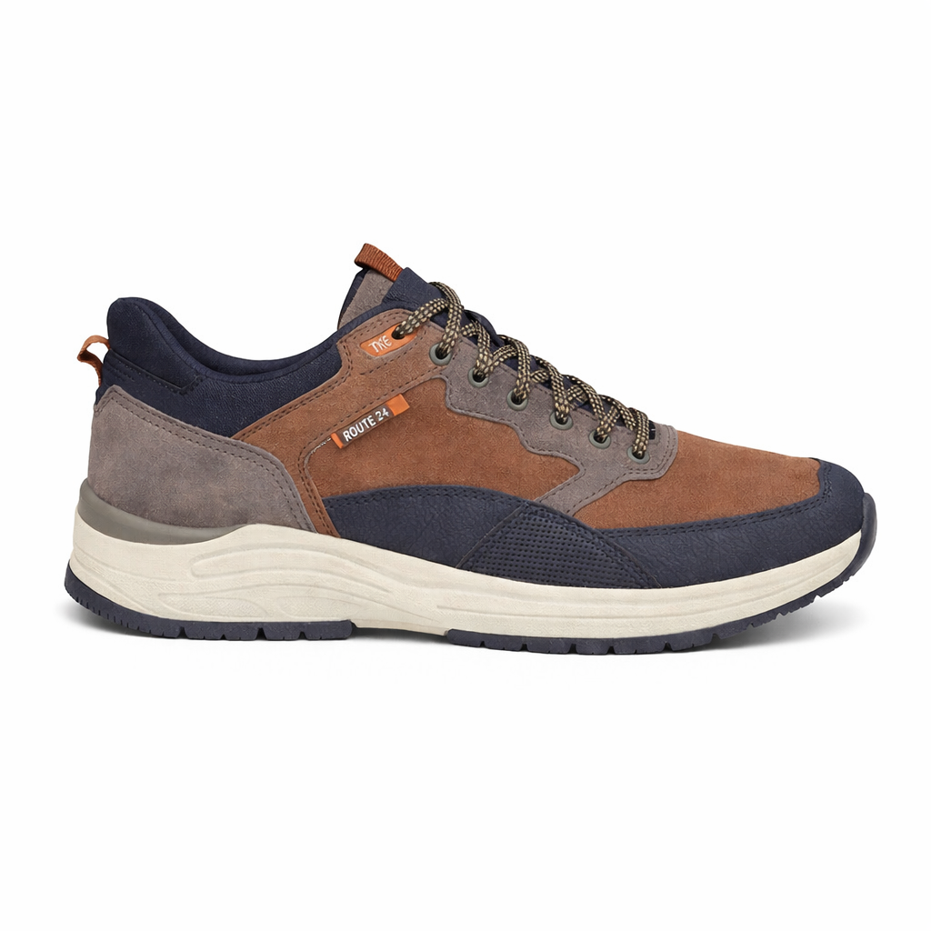 R21 Original M047 Mens Casual Trainers Brown/Black
