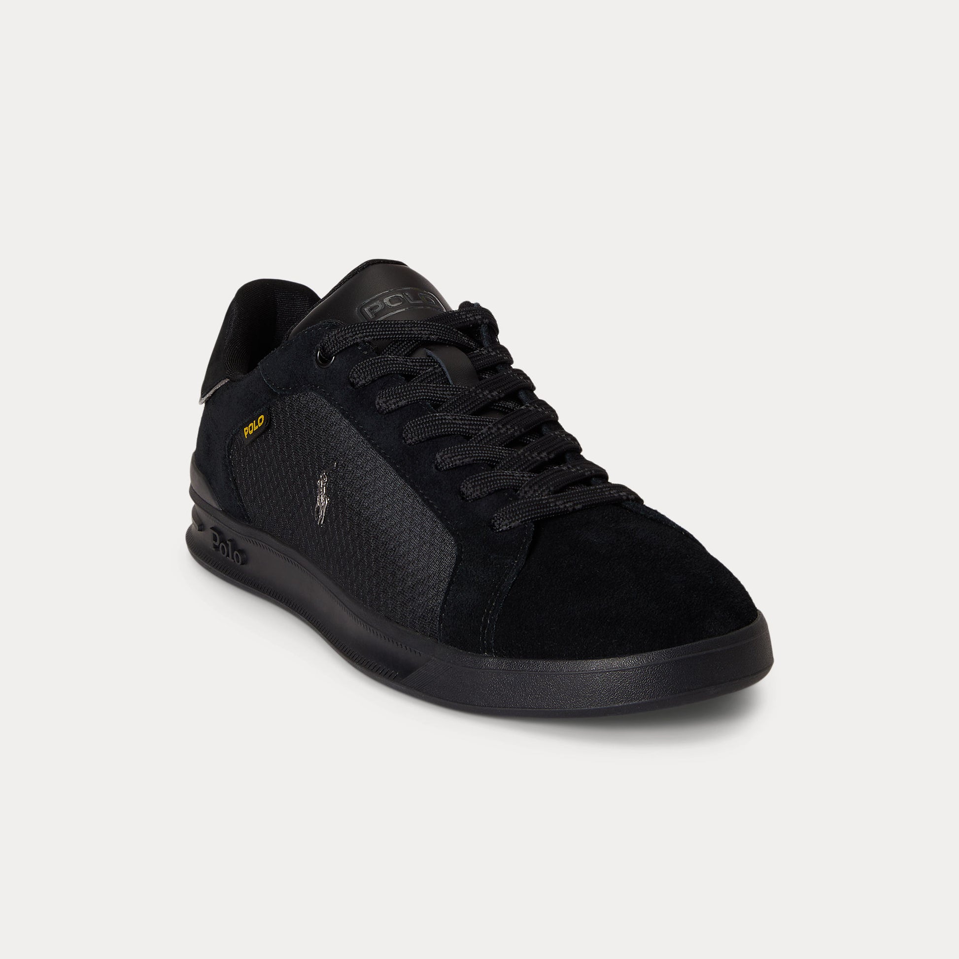Polo Ralph Lauren HRT CT UTILY Mens Court Trainers Black/Black