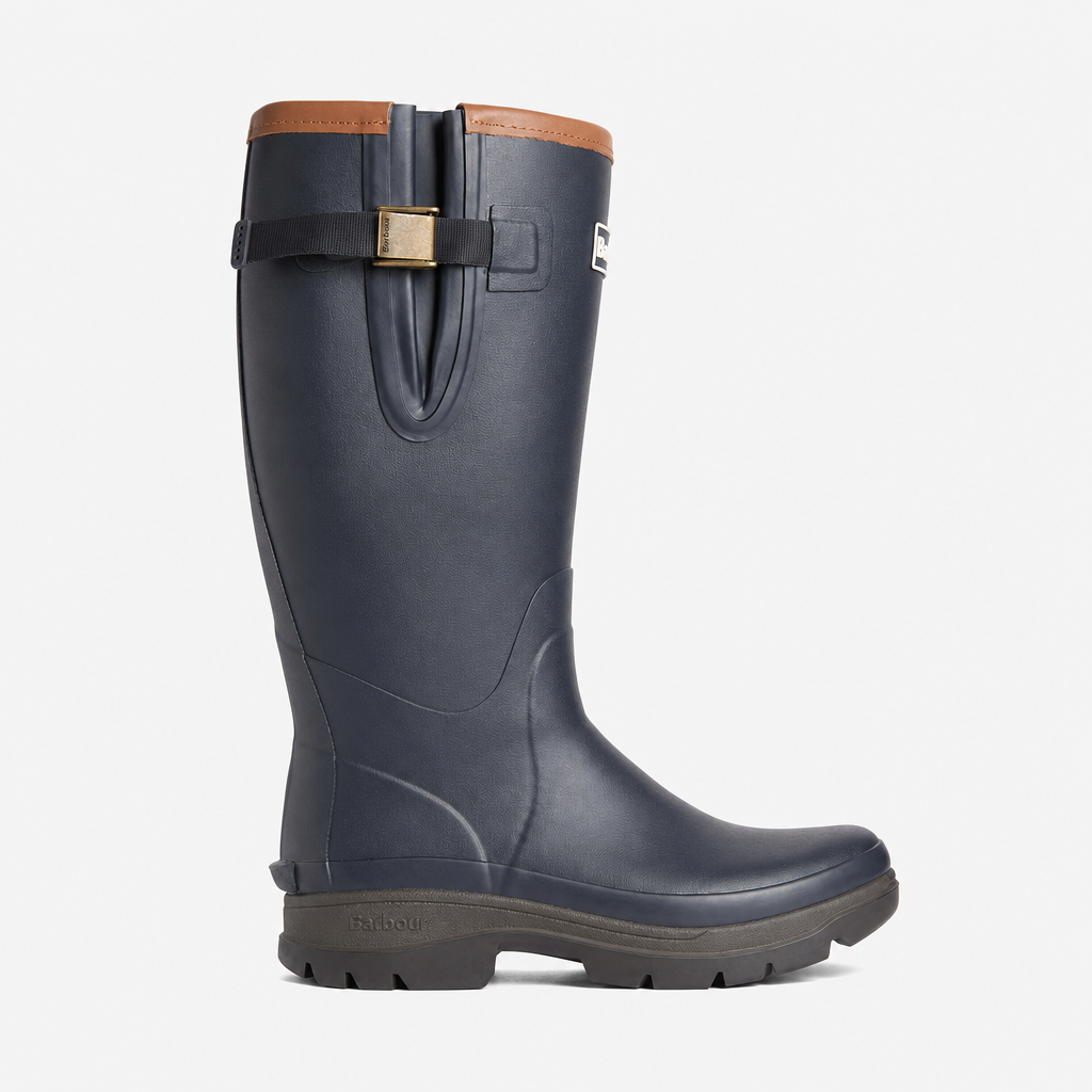 Barbour TEMPEST TALL Mens Wellingtons Navy/Black