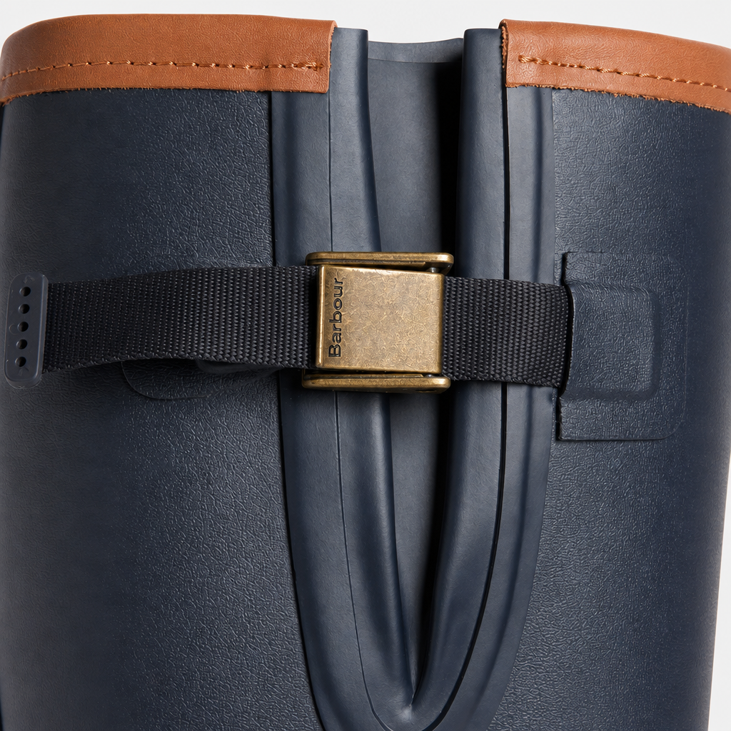 Barbour TEMPEST TALL Mens Wellingtons Navy/Black