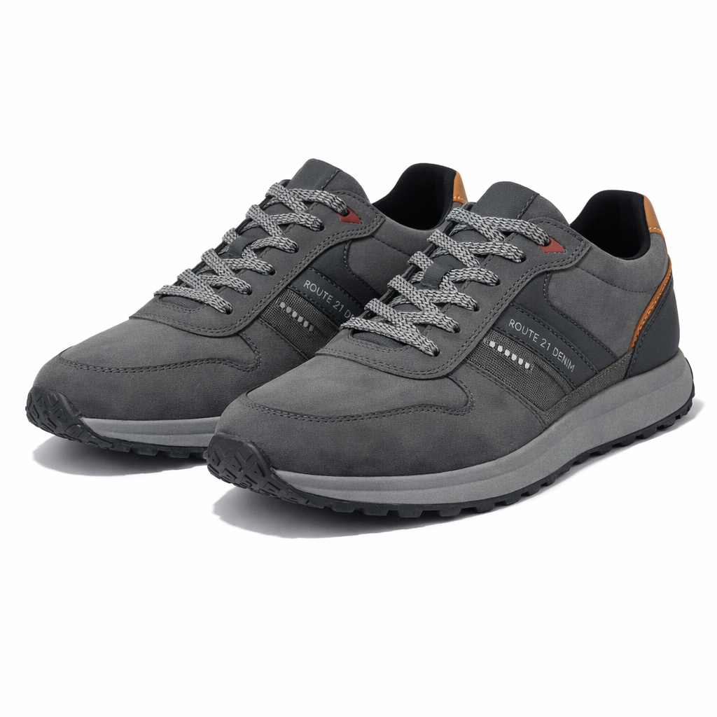 R21 Original M616 Mens Casual Trainers Grey/Black